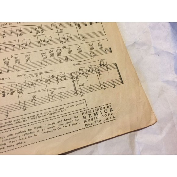 Doris Day & Howard Kneel in Calamity Jane Vintage 1953 Secret Love Photo Sheet M - Picture 6 of 9